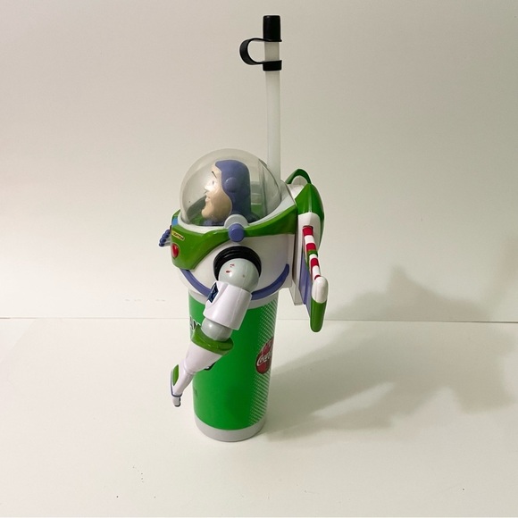 Buzz Lightyear Souvenir Cup Straw Disneyland Toy Story 2 Space Ranger - Picture 4 of 16